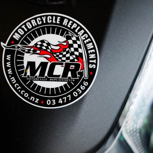 MCR Motorcycle Replacements Dunedin Detail MCR logo 