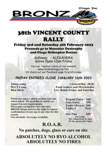Vincent County Rally - 3-5 February 2023