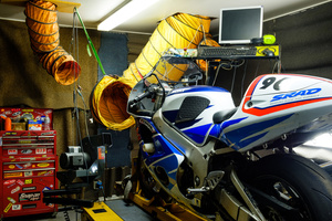 MCR Motorcycle Replacements Dunedin Dynotune in progress